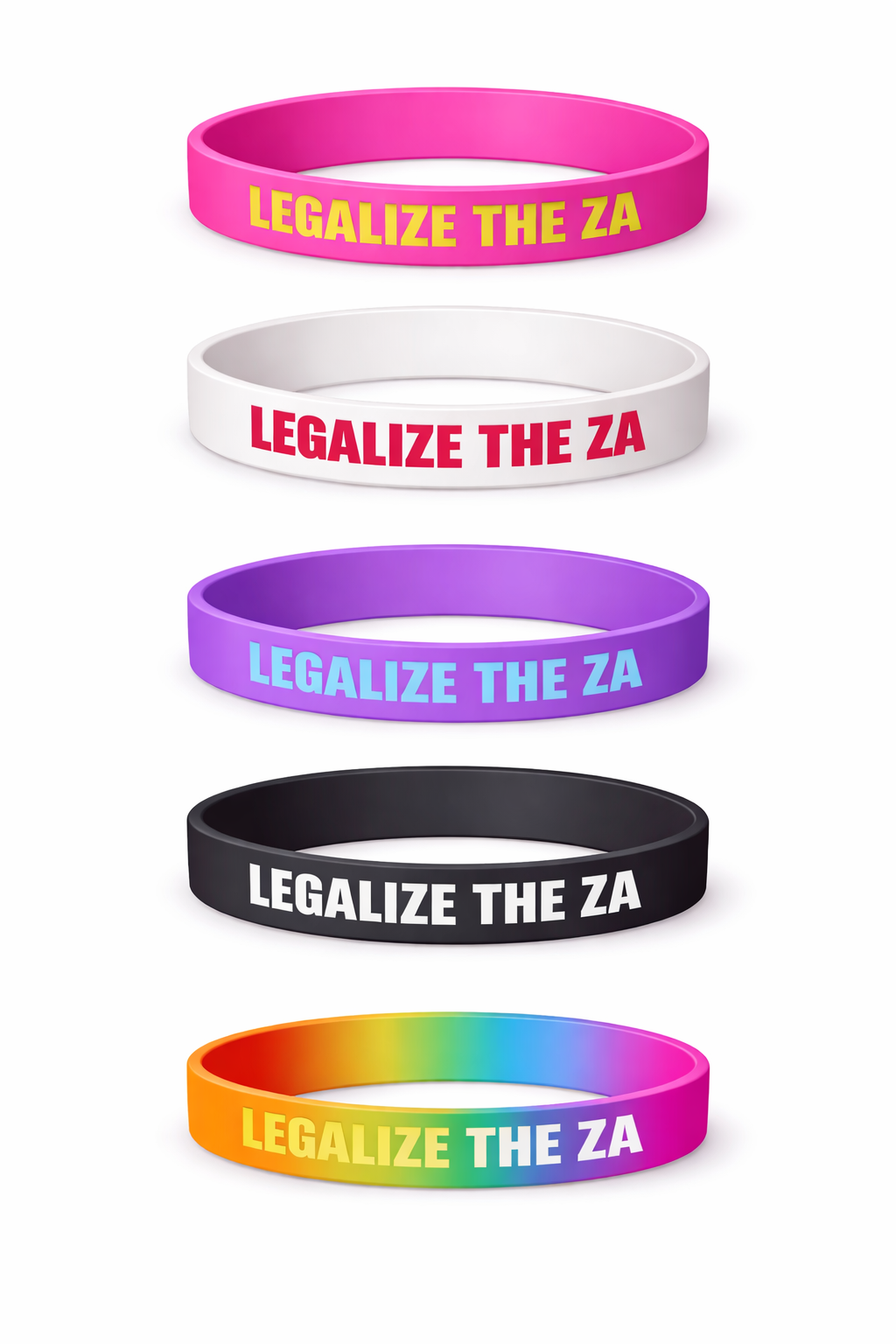 Legalize The Za Wristbands